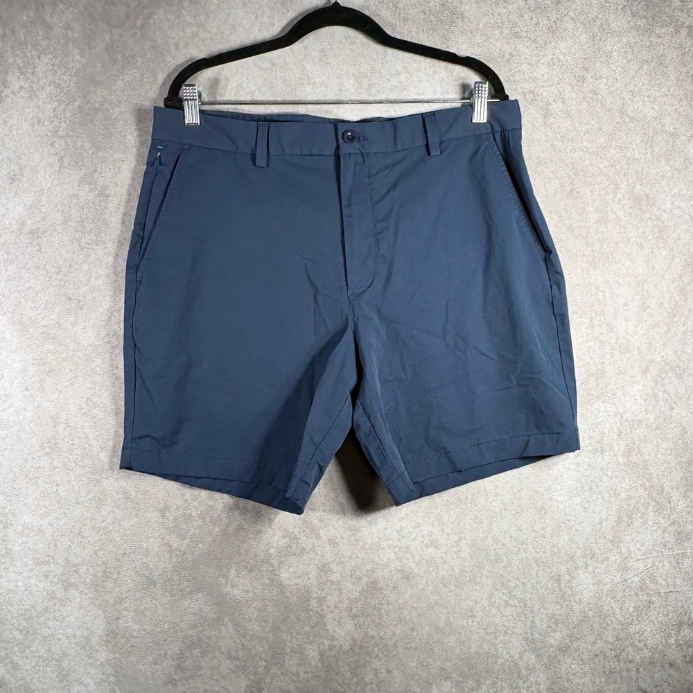 Vineyard Vines Shorts Men 35 Navy On-The-Go Chino Performance Stretch Golf‎ $98